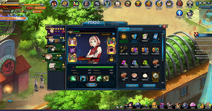 jeu en ligne gratuit naruto