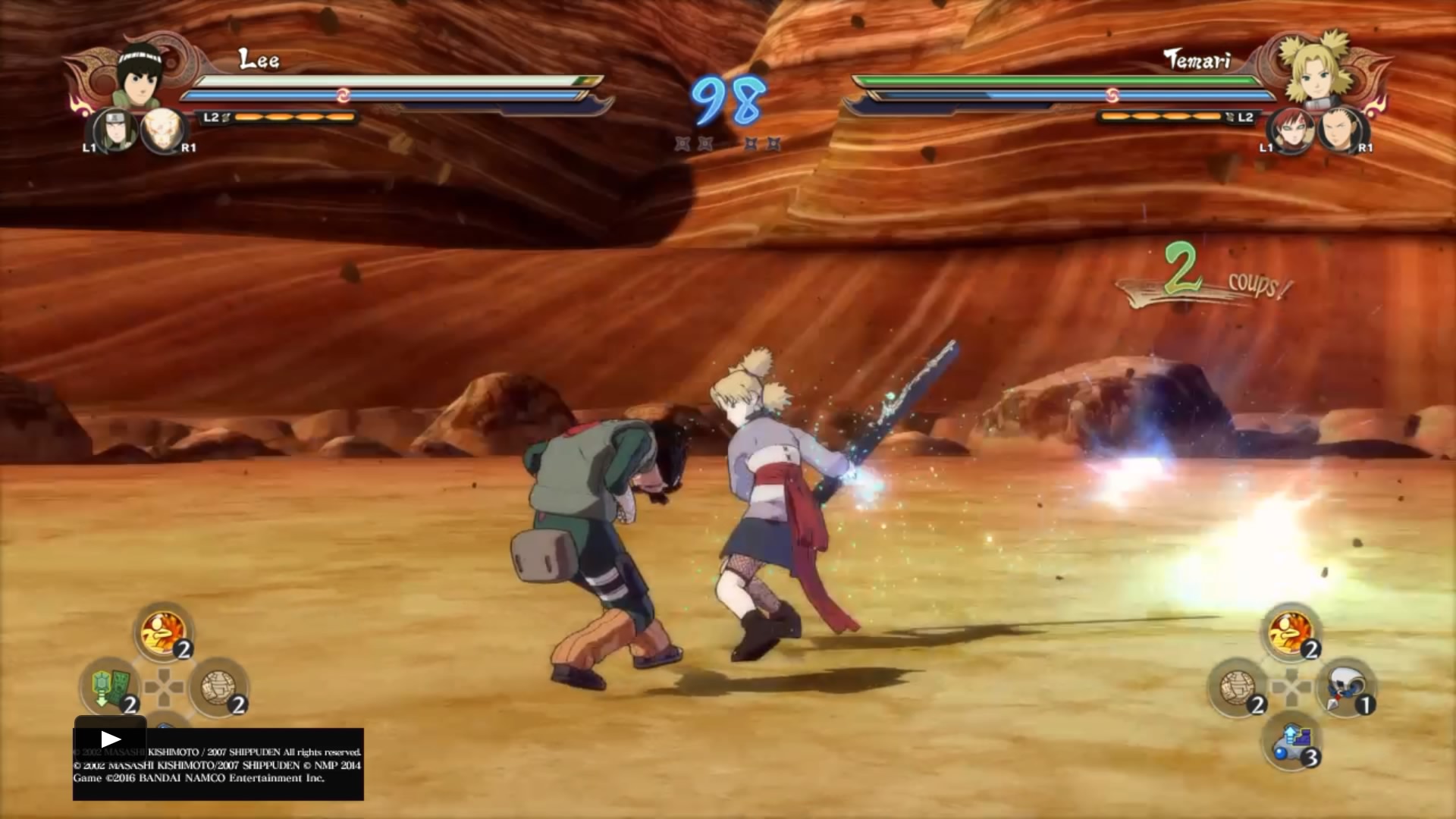 jeu naruto combat