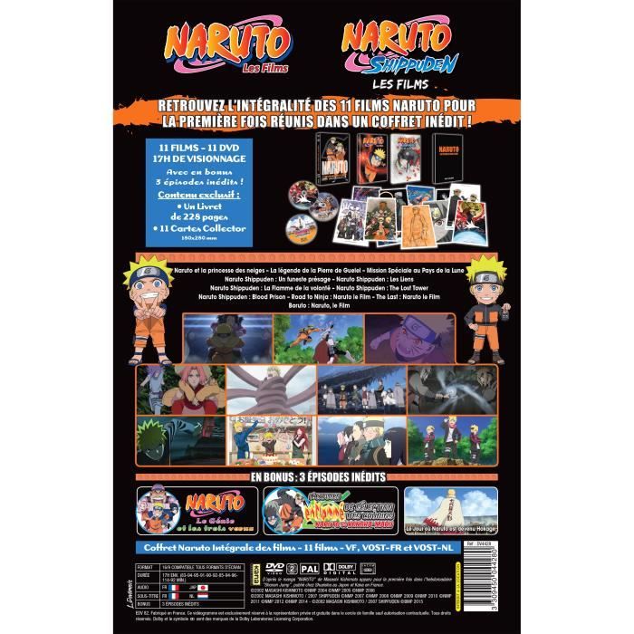 coffret intégrale naruto shippuden